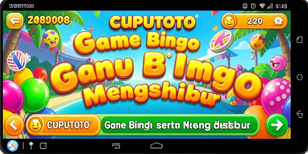Tampilan gameplay menarik di <strong>CUPUTOTO</strong>, penuh dengan keseruan Bingo.