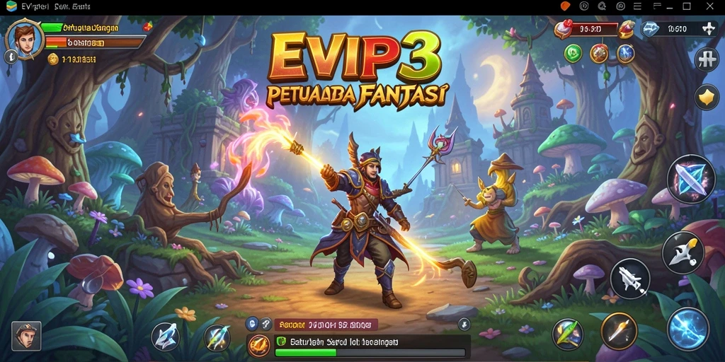 Screenshot gameplay EVIP3 yang menampilkan aksi petualangan seru.