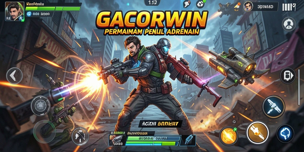 Tangkapan layar GACORWIN menampilkan aksi menegangkan dalam pertarungan.
