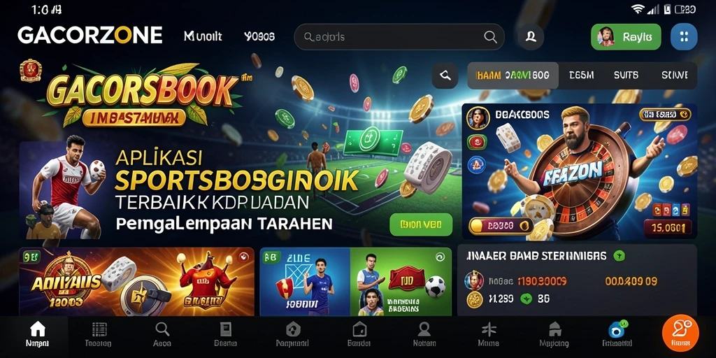 Tampilan dari GACORZONE dengan fitur taruhan yang menarik.