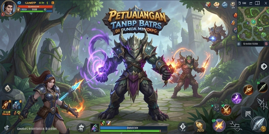 Tampilan gameplay intens dari GAMERP dengan grafik menakjubkan.