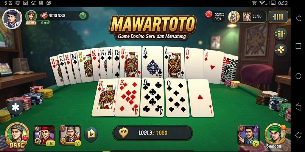 Screenshot gameplay MAWARTOTO yang menampilkan keseruan permainan Domino.