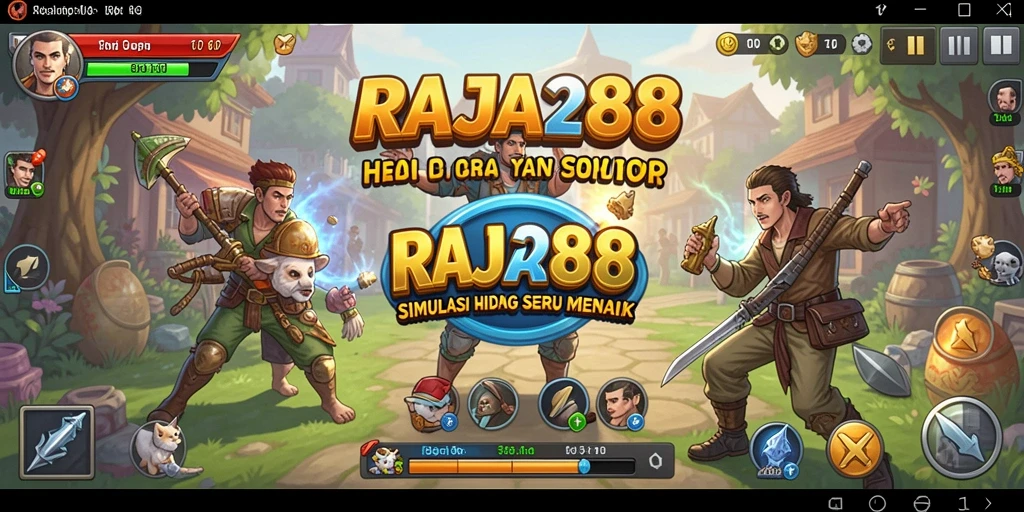 Tampilan gameplay realistis dalam RAJA288 yang menggambarkan kehidupan sehari-hari.