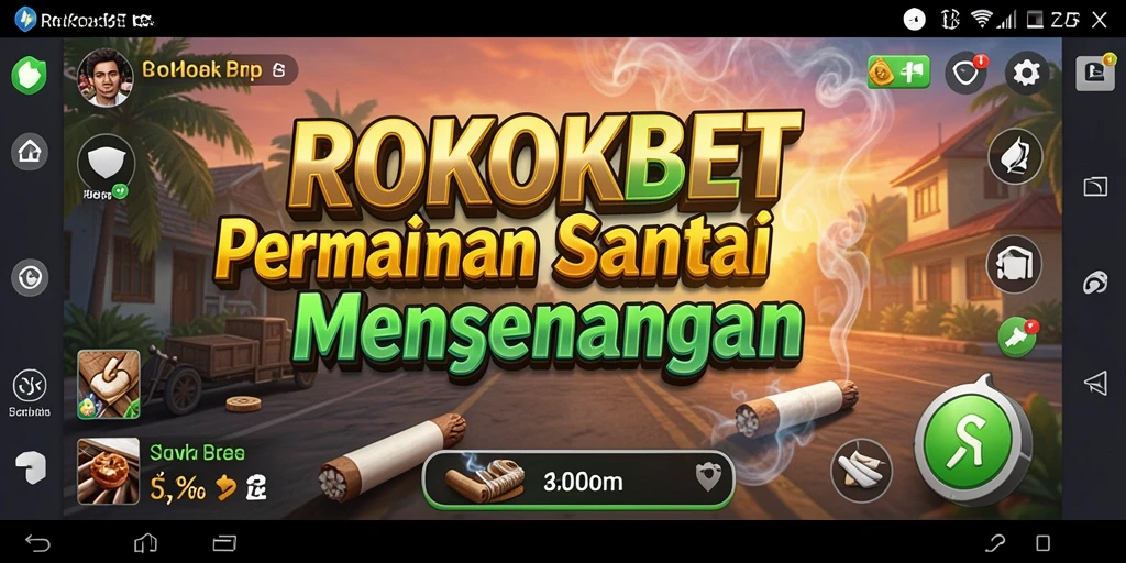 Tangkapan layar ROKOKBET menampilkan aksi permainan seru dan menghibur.
