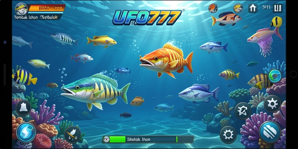 Tangkapan layar dari gameplay Tembak Ikan UFO777 yang seru.